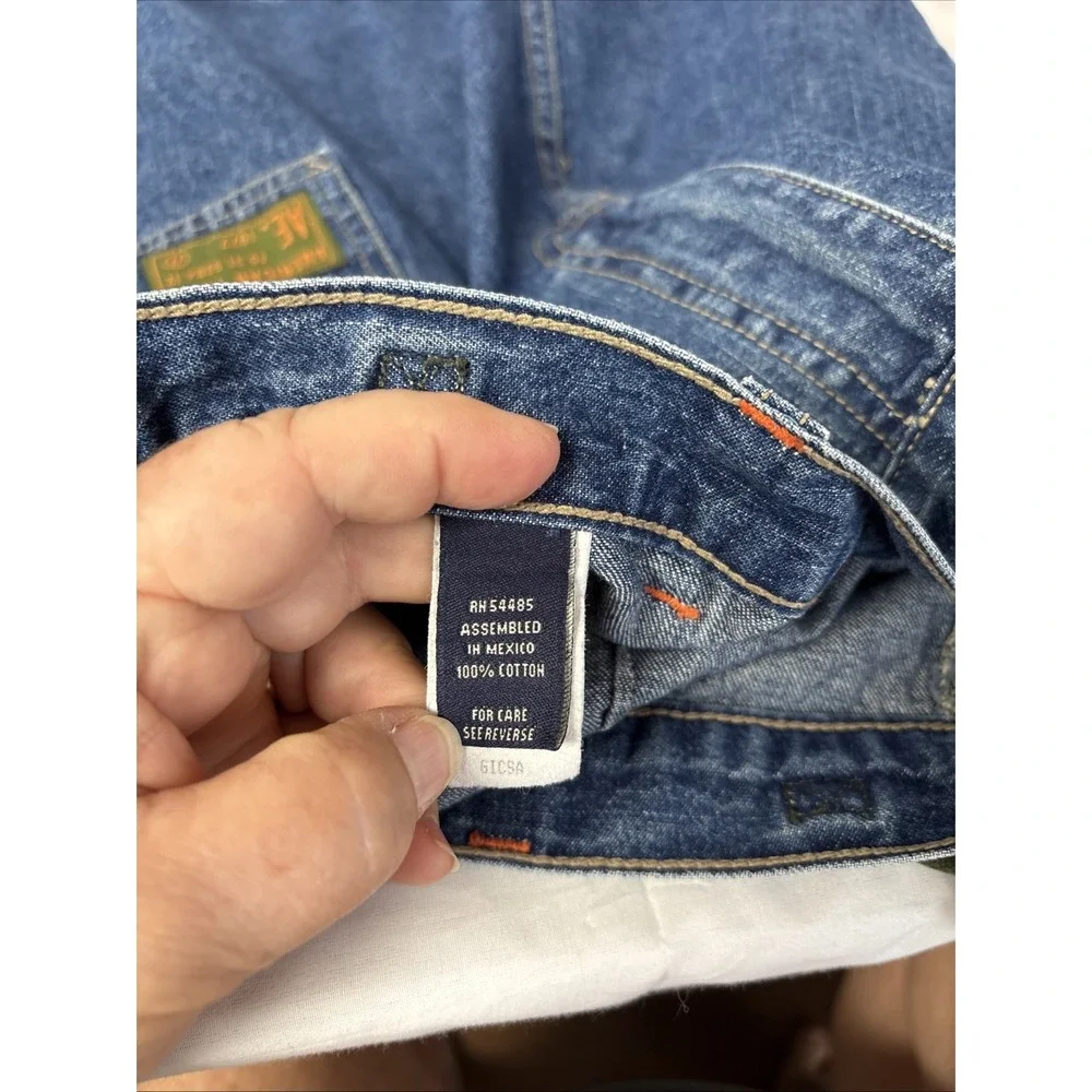 American Eagle - Mini Cargo Skirt Women’s Size 8 Blue Denim 100% Cotton